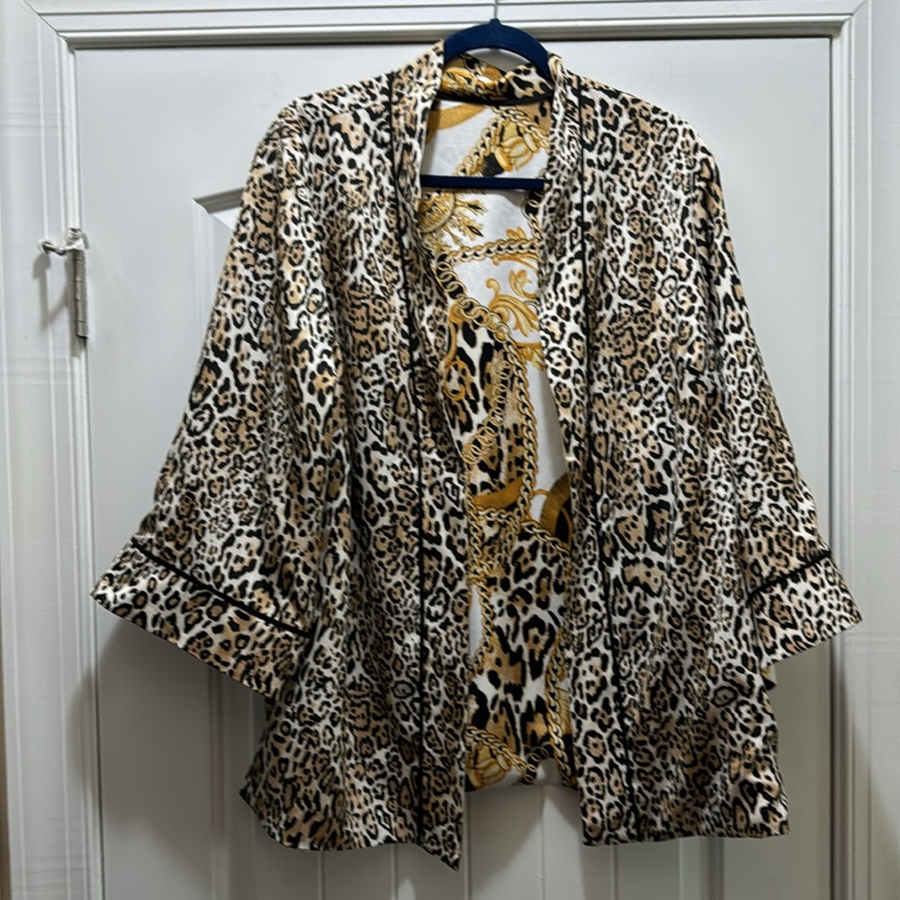Chicos Reversible Satin Jacket. - image 3